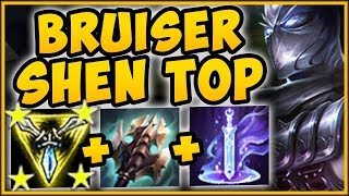 1v9 TRIFORCE BRUISER SHEN IS ACTUALLY TOO BUSTED! SHEN SEASON 9 TOP GAMEPLAY! - League of Legends