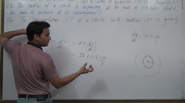 The radius of a circle is increasing at the rate of 0.7 cm/s. What is the rate of increase of its c