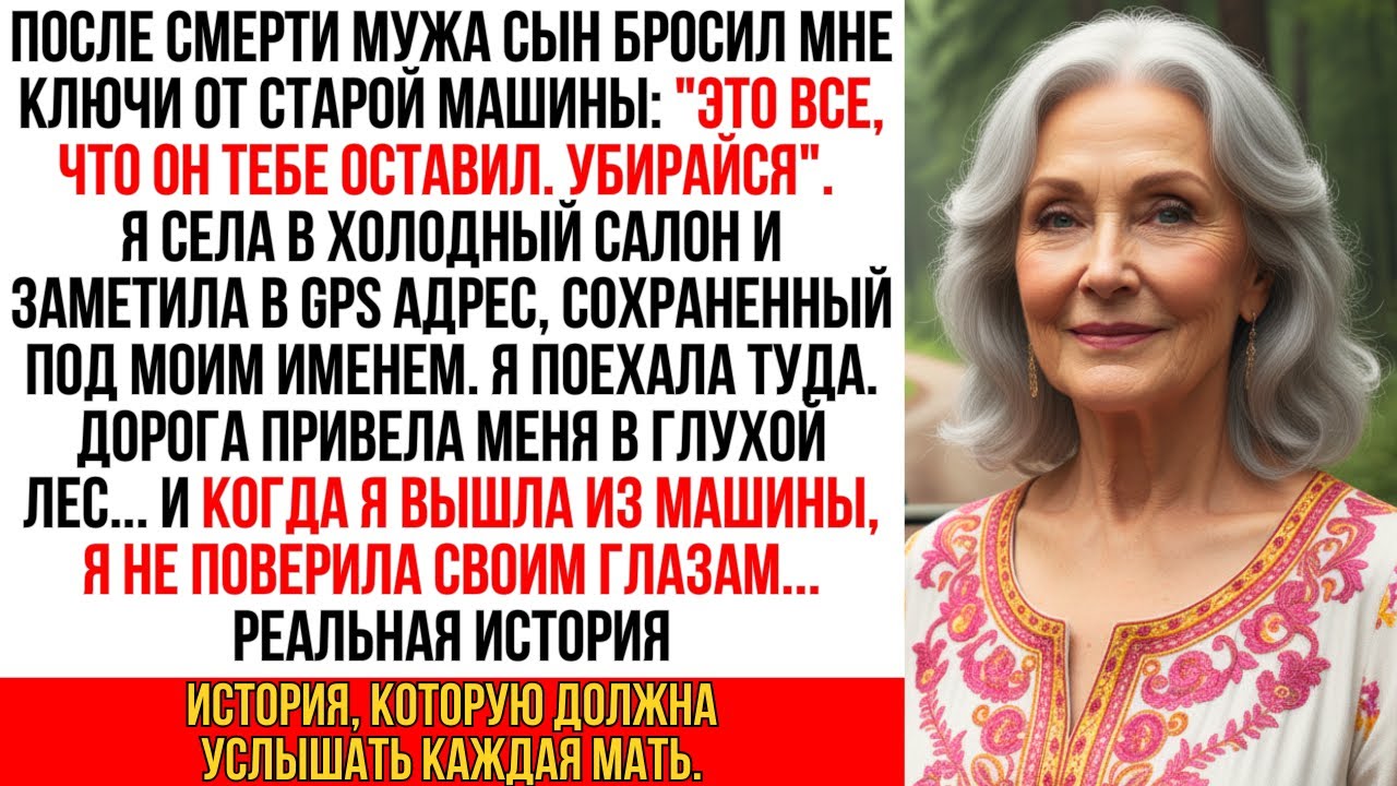 После смерти мужа сын оставил мне только его старую машину. Но он не знал, что в ней был секрет…