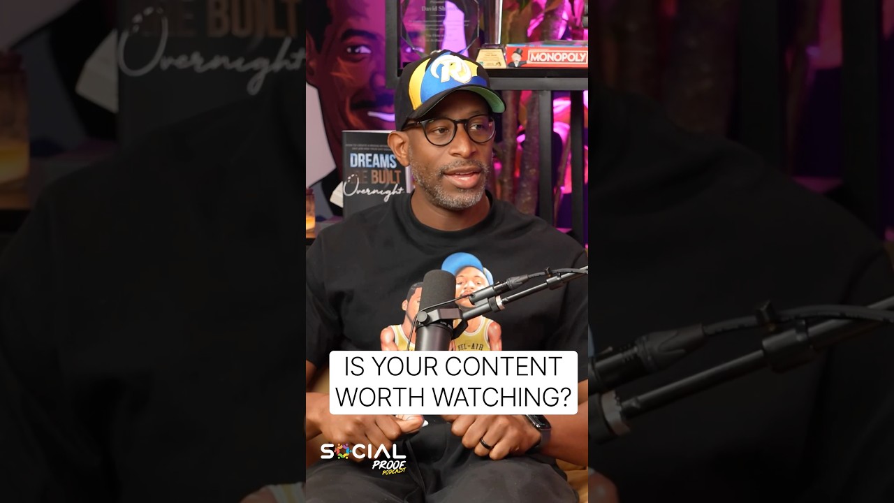 WHEN EVERYBODY CAN CREATE, WHAT MAKES YOUR CONTENT WORTH WATCHING? #socialproofpodcast