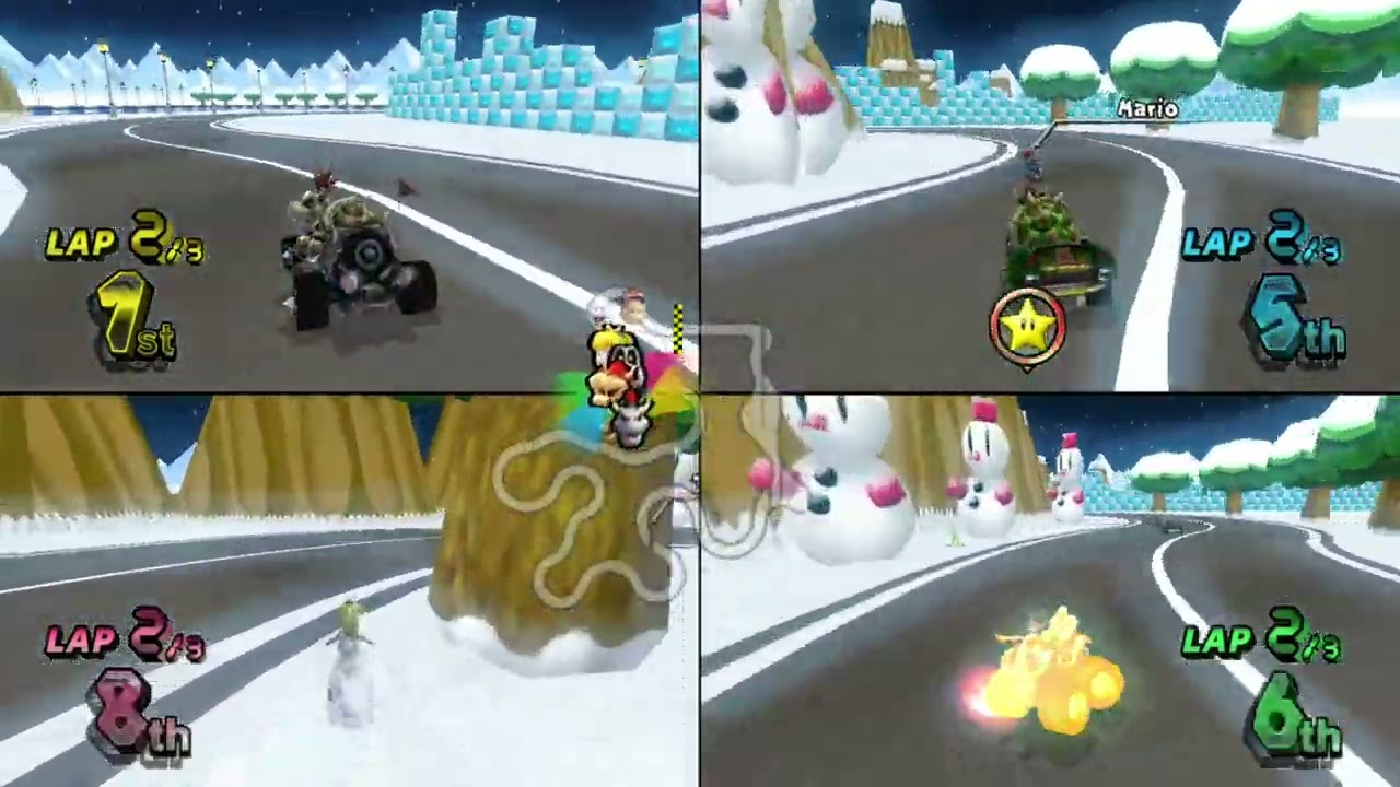 Mario Kart Wii Custom Tracks ✦ 4 Players #488