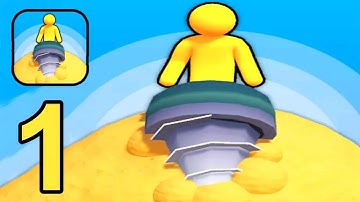 Digger Hunter - Gameplay Walkthrough Part 1 Intro,Tutorial ( Android,iOS )