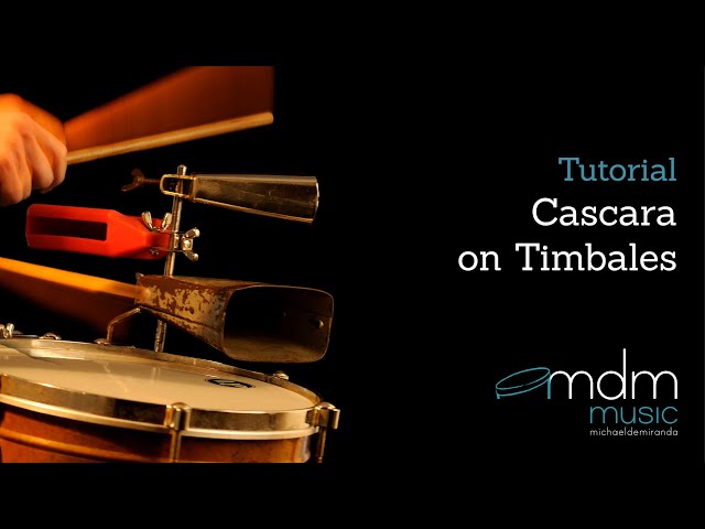 Cascara on timbales Tutorial class=