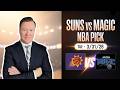 Phoenix Suns vs Orlando Magic – NBA Pick l Tuesday 3/31/26 l Vernon’s Best Bets, Picks & Predictions