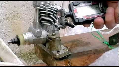 ASP  FS.61AR Four Stroke - Break In  - Rodaggio