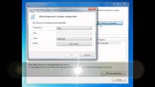 Windows 7 disk defragmenter tutorial(HD)