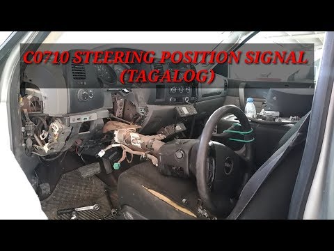 C0710 Steering Position Signal, GM Steering Wheel Position Sensor Replacement (TAGALOG)