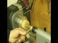 DIY- Deer Antler Spin Top, Making a Spin Top from Antler on a Lathe