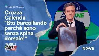 Crozza Calenda "Sto barcollando perché sono senza spina dorsale!" | Fratelli di Crozza