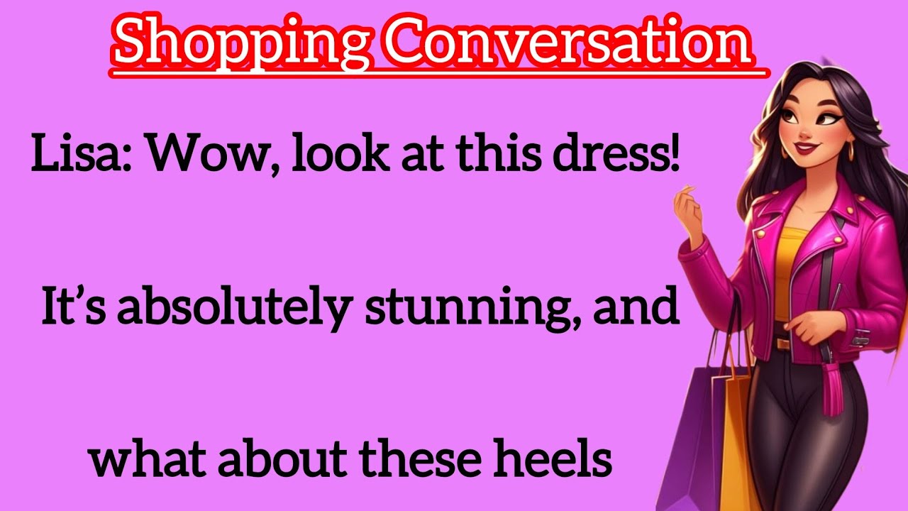 Outline Video Shopping At The Mall English Conversation | Improve Your English Speaking | Daily English Practice