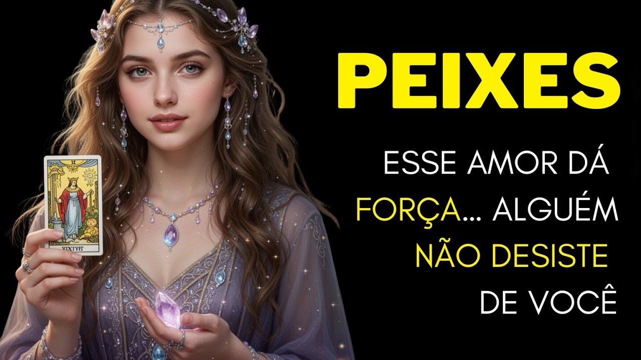 PEIXES ♓ ESSE AMOR DÁ FORÇA… ALGUÉM NÃO DESISTE DE VOCÊ!