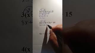 How to Solve Two-Sided Equations with Brackets | Step-by-Step #maths #mathematica #mathstricks
