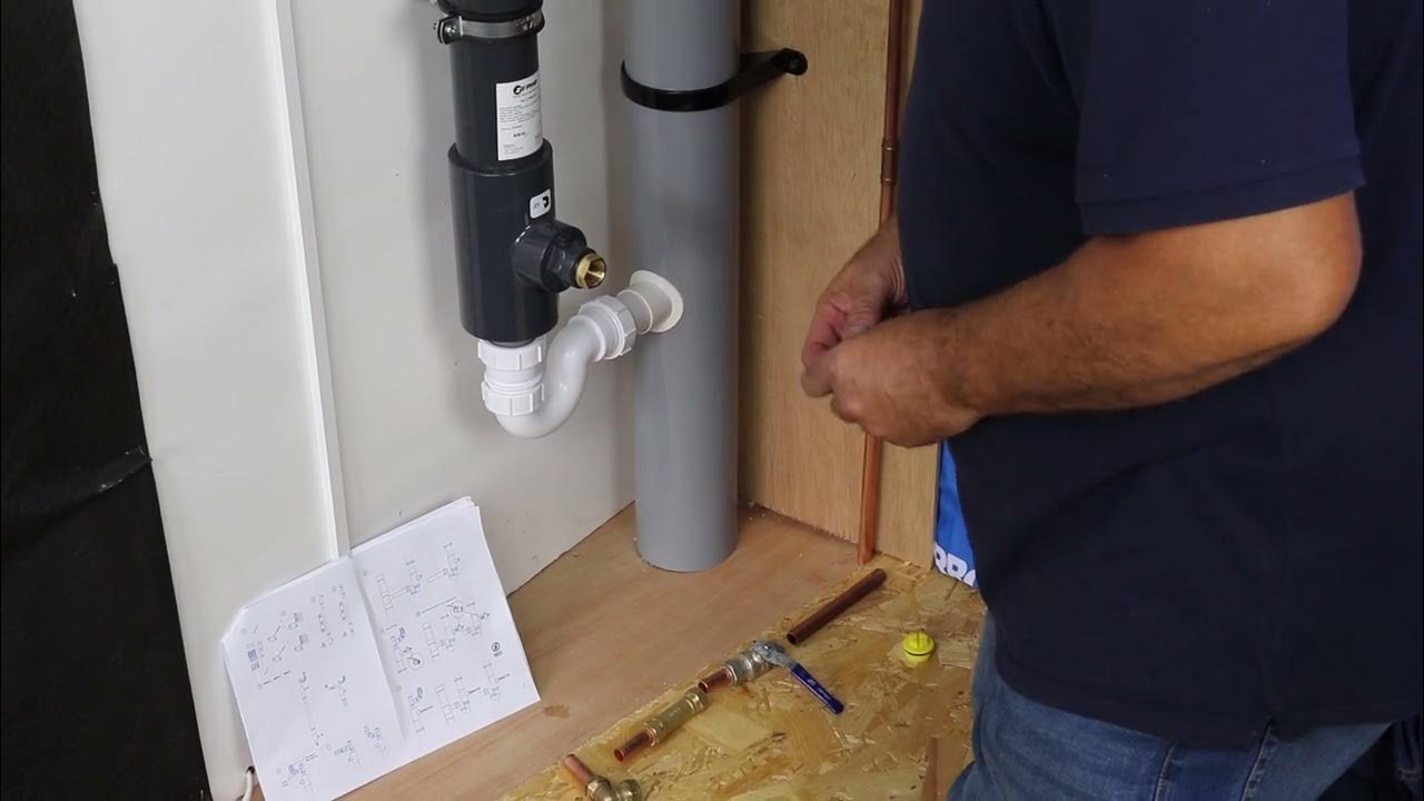 Vertical (43mm) Step 6 Cold water feed in YouTube