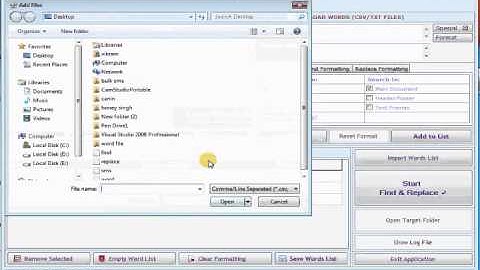 How to Find and Replace text using MS Word