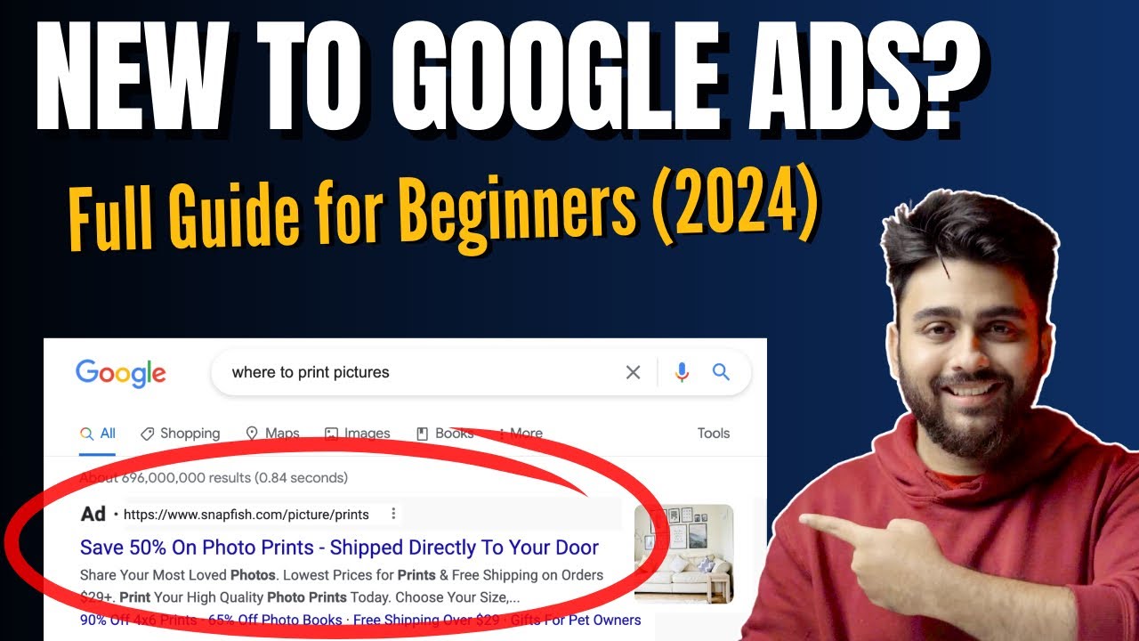 Easily Use Google Ads in 2024 - Beginners Tutorial - YouTube