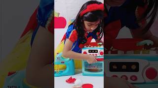 Aara got new Tasty junior kitchen toy set for her Barbie dolls (Part-14) | Aara kids TV