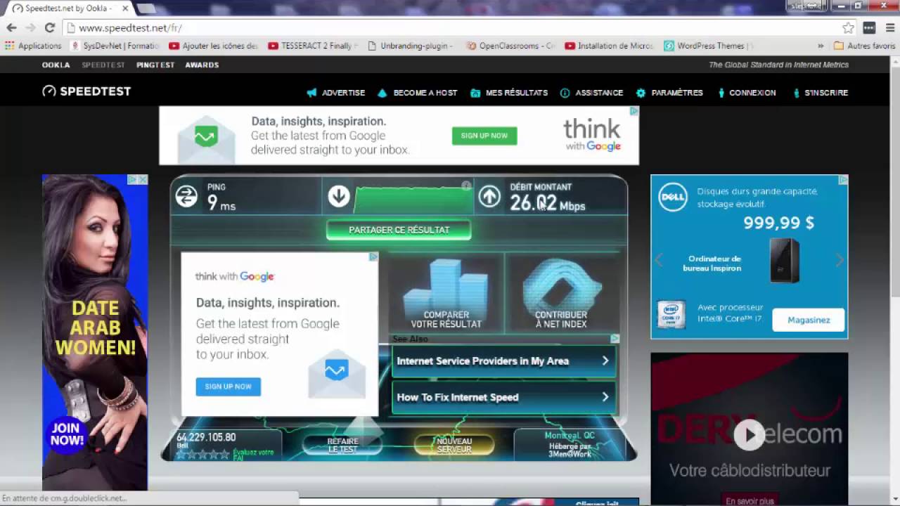 Tester sa connexion internet