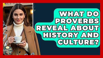 What Do Proverbs Reveal About History And Culture? - Lexicon Lounge