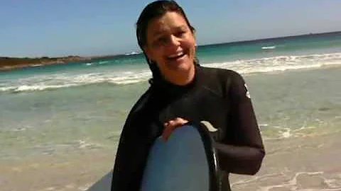 Niki Pearce has just been surfing at Rachel Anasta...