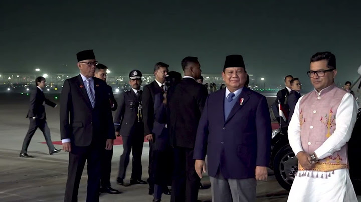 Presiden Prabowo Tiba di New Delhi, Disambut Sejumlah Pejabat Tinggi di Bandara