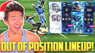 EVERY PLAYER OUT OF POSITION LINEUP! Madden 22