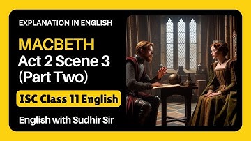Macbeth Act 2 Scene 3 (Part 2) | ISC Class 11 English Literature | English Explanation | Sudhir Sir
