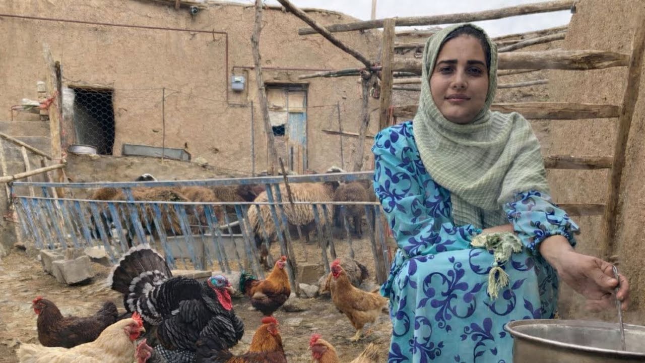 Simple Rural Life & Traditional Ash Doogh