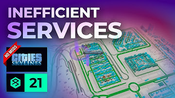 Cities Skylines NO MODS Ep 21 - Garbage collection problem while dealing with industrial transit