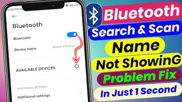 bluetooth name nahi aa raha hai kaise sahi kare | bluetooth search/scan not showing problem solve