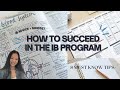 My top 8 tips for the ib program  advice to know to do well