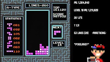 NES Tetris - Level 33