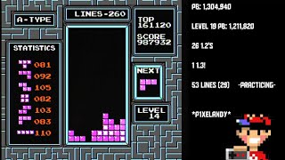 NES Tetris - Level 33