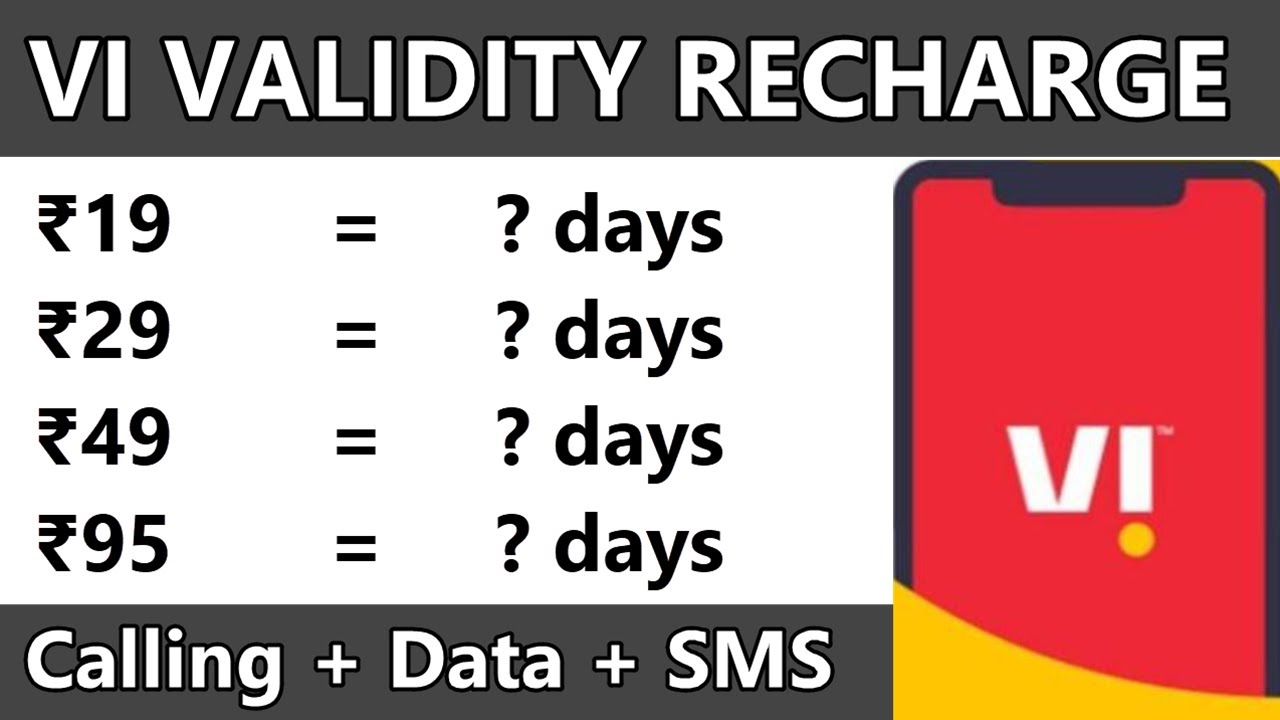 VI New Recharge Plans VI Validity Recharge VI New Offer 2020 VI New Recharge Plans VI Validity Recharge VI New Offer 2020