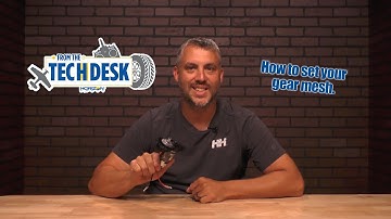 How to set your gear mesh.