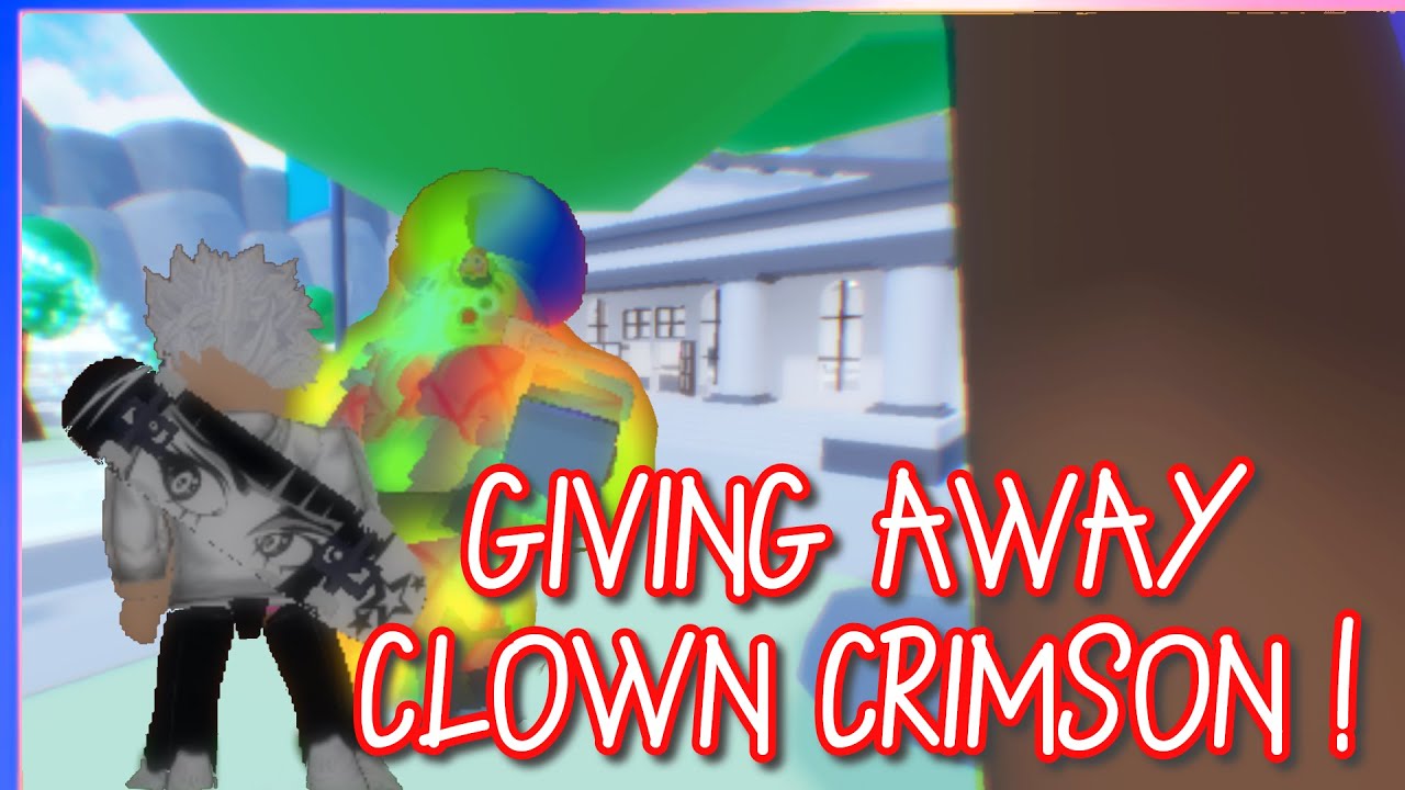 Giving Away Clown Crimson Roblox A Bizarre Day Modded Youtube - d4c roblox decal
