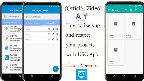 [Official] How to Backup And Restore Your Projects with Universal SketchCode Apk [New Version]