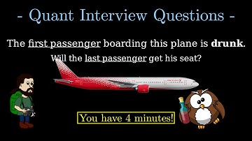Airplane Boarding Problem | Quant Interview Questions