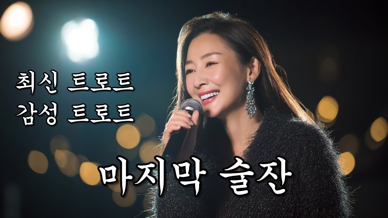 마지막 술잔ㅣKpopㅣ눈물 쏟아지는 애절한 감성 트로트ㅣK-트로트ㅣ인생트로트ㅣtrotㅣ대중가요ㅣ최신 트로트ㅣ진짜 슬픈 트로트