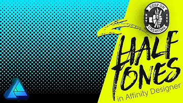Affinity Designer Tutorial - Affinity Designer Halftone Vector Graphics Effect