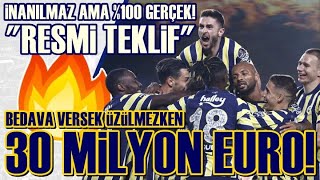 Sondaki̇ka Fenerbahçeye 30 Milyon Euroluk Transfer Teklifi Resmi Ve Masada İşte Detaylar...