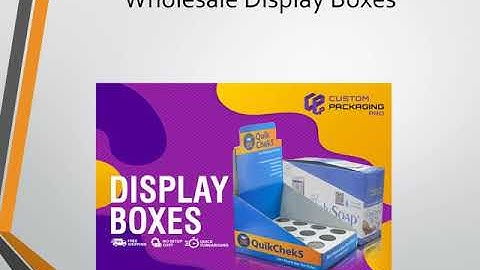 Counter Display Boxes | CBD Display Boxes | Custom Display Boxes