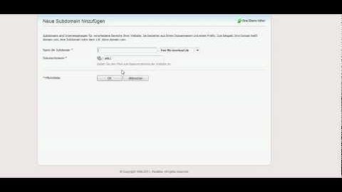 How to create a subdomain using Plesk 10.x