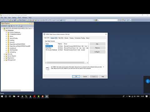 Connection between ODBC and SQL server DATABASE