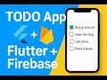 Flutter + Firebase TODO App | Easy CRUD Tutorial (Firestore)