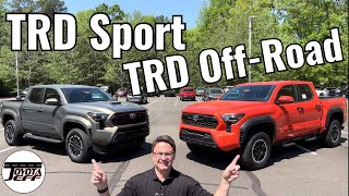 2024 Tacoma TRD OffRoad vs TRD Sport: Who Wins this Battle?!!