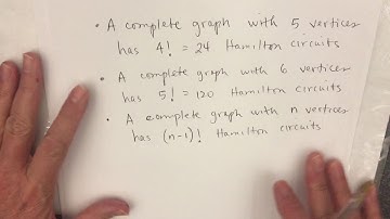 Section 14.3, Video 9, Complete Graphs and the number of Hamilton Circuits