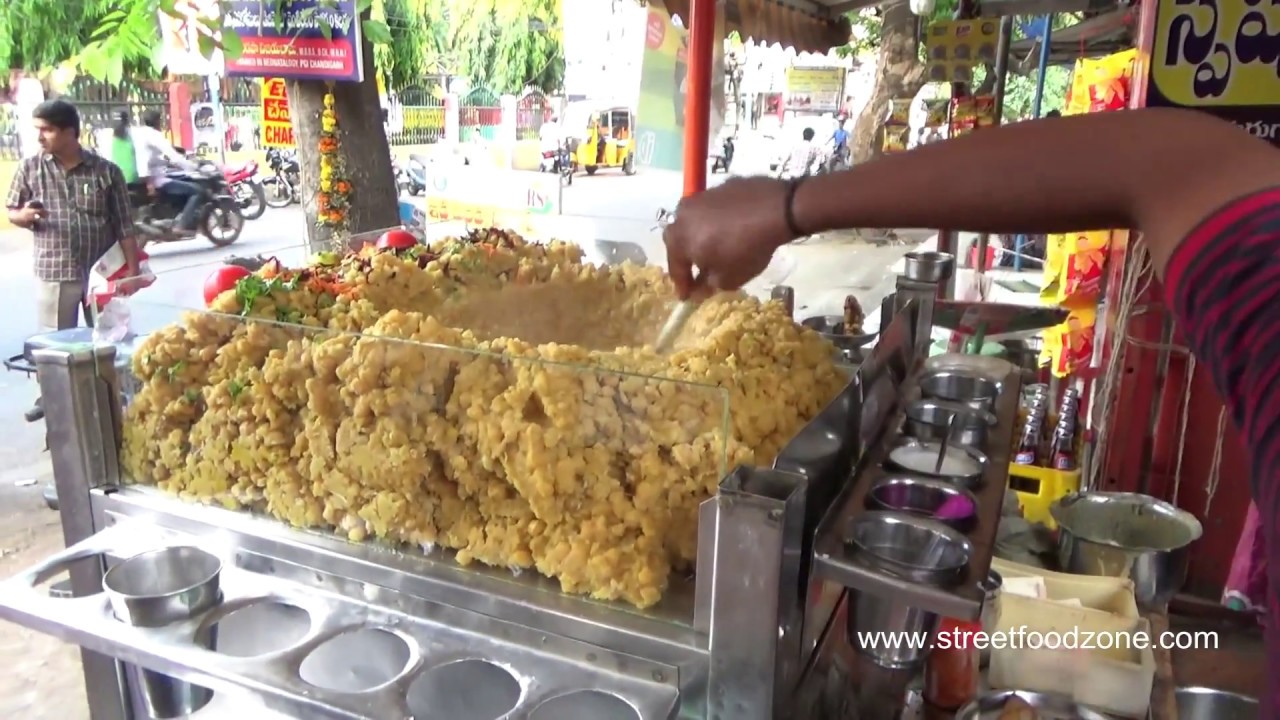 Samosa Chat | Babai Samosa Chat - opp.Gandhi Park, Danavaipet | Rajahmundry Popular Street Food | Street Food Zone