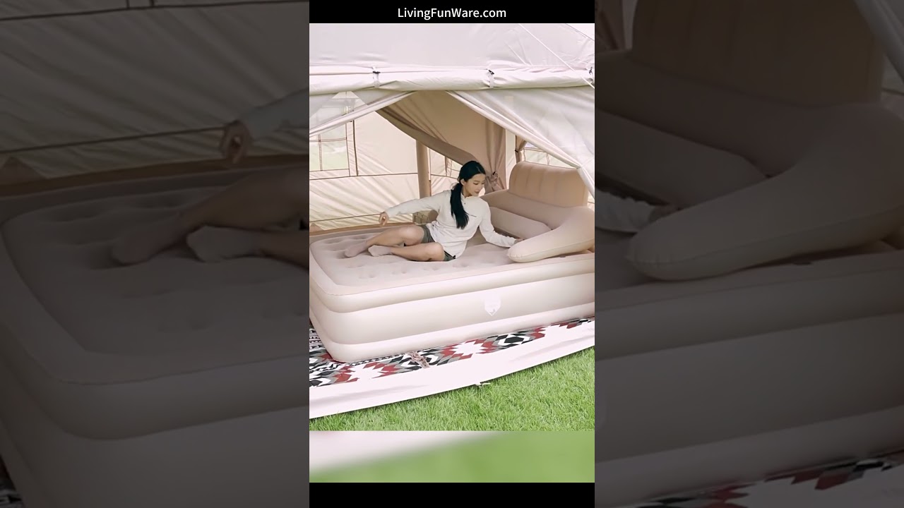 Bestway - Надувная двуспальная кровать для кемпинга, прочная и универсальная