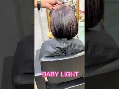 Video HAIR BABY LIGHT CHO TÓC ĐÃ NHUỘM ĐEN NHIỀU LẦN... - youtube