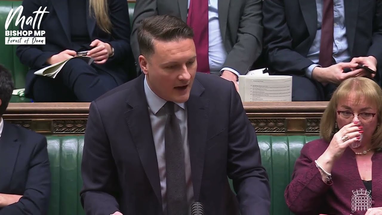 Question to the Secretary of Health, Rt Hon Wes Streeting MP